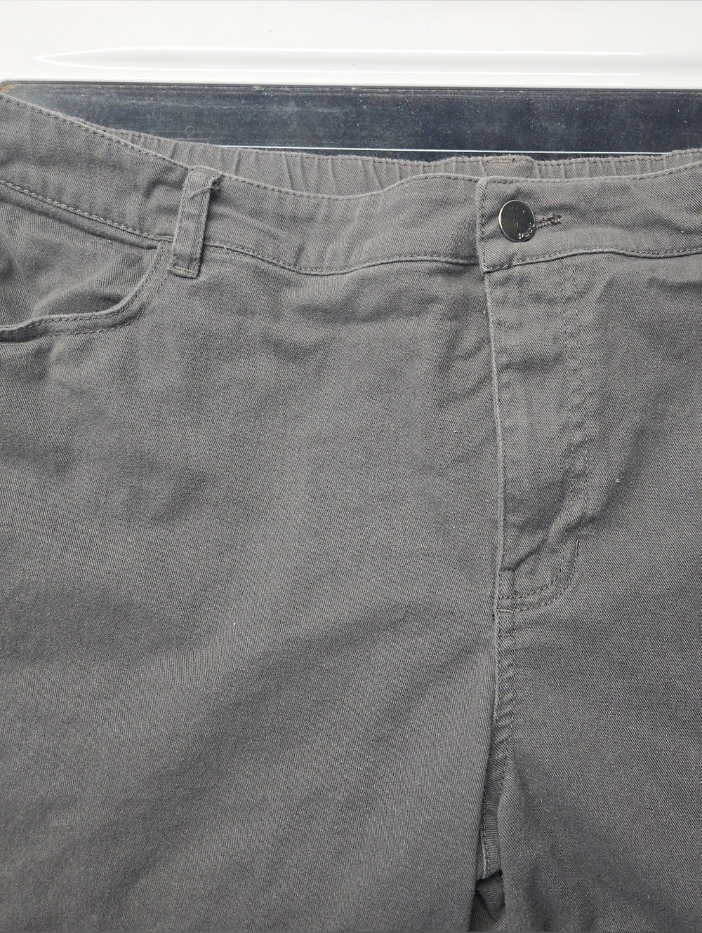 Pact - Wide Leg High-Rise Pants in Oak, 30" inseam. - Picture 3 of 3